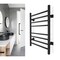 Warmlyyours Sierra Towel Warmer, Black, Dual Connection, 8 Bars TW-SR08KS-HP - alternate 2